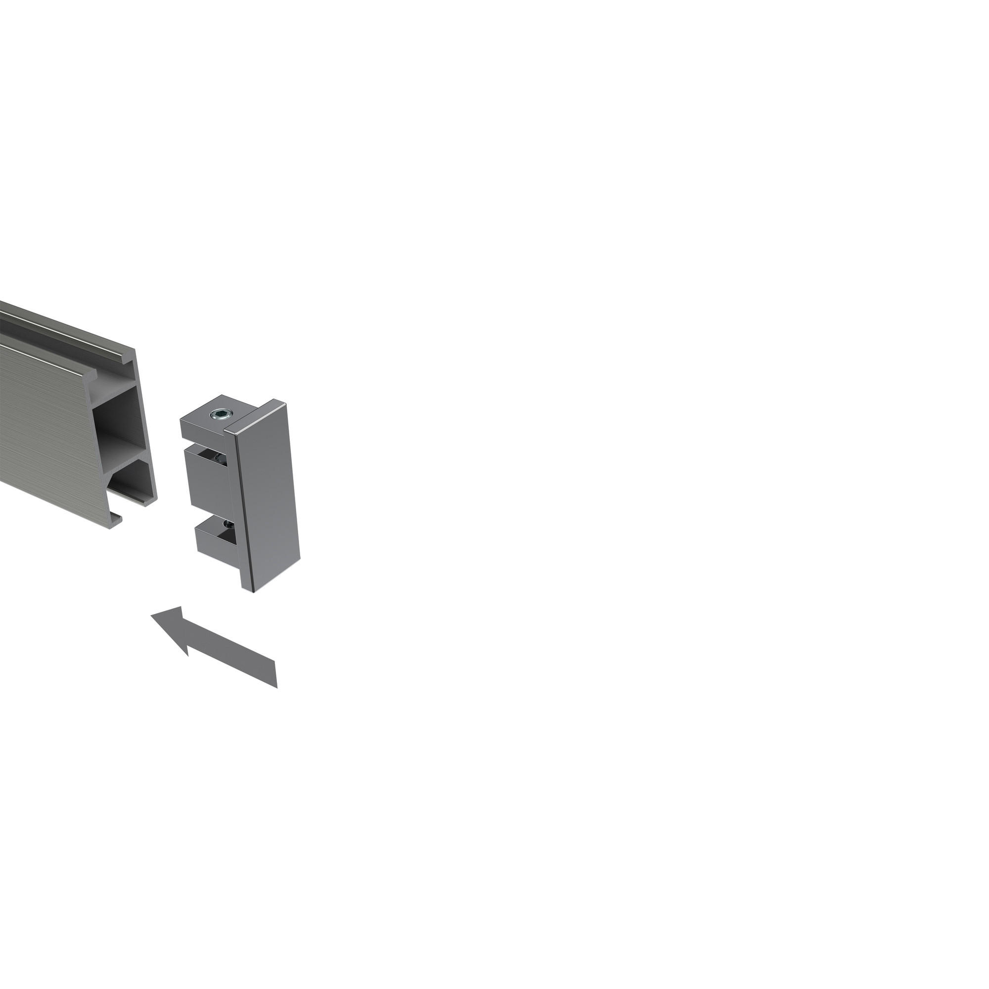 ENDSTÜCKE FÜR GARDINENSTANGEN 14x35 mm, Paxo Chrom, Packung 2 Stück - Chromfarben, Metall (1.5/3.4/3.4cm) - INTERDECO