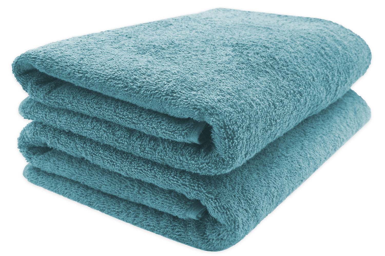 SAUNATUCH, 2er-Set, 70x200 cm, 100% Baumwolle, Blau - Petrol, Textil (70/200cm) - Zollner