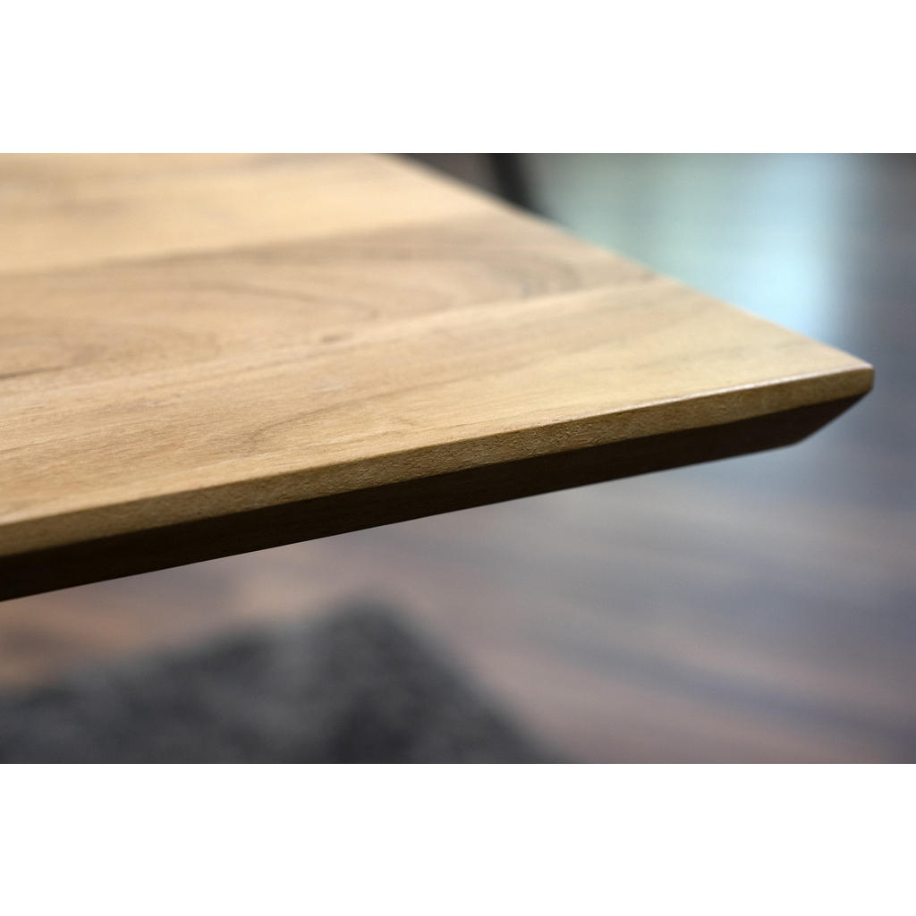 Thumbnail - SAM Esstisch, Beige, Holz, Echtholz,Akazie, Rechteckig,Rechteckig, Sternfuß, 120x77x80 cm, Esszimmer, Tische, Esstische