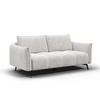 SOFA AERA 2,5-Sitzer, ecru - Ecru/Schwarz, Holz/Textil (187/89/96cm) - Courtois Laville