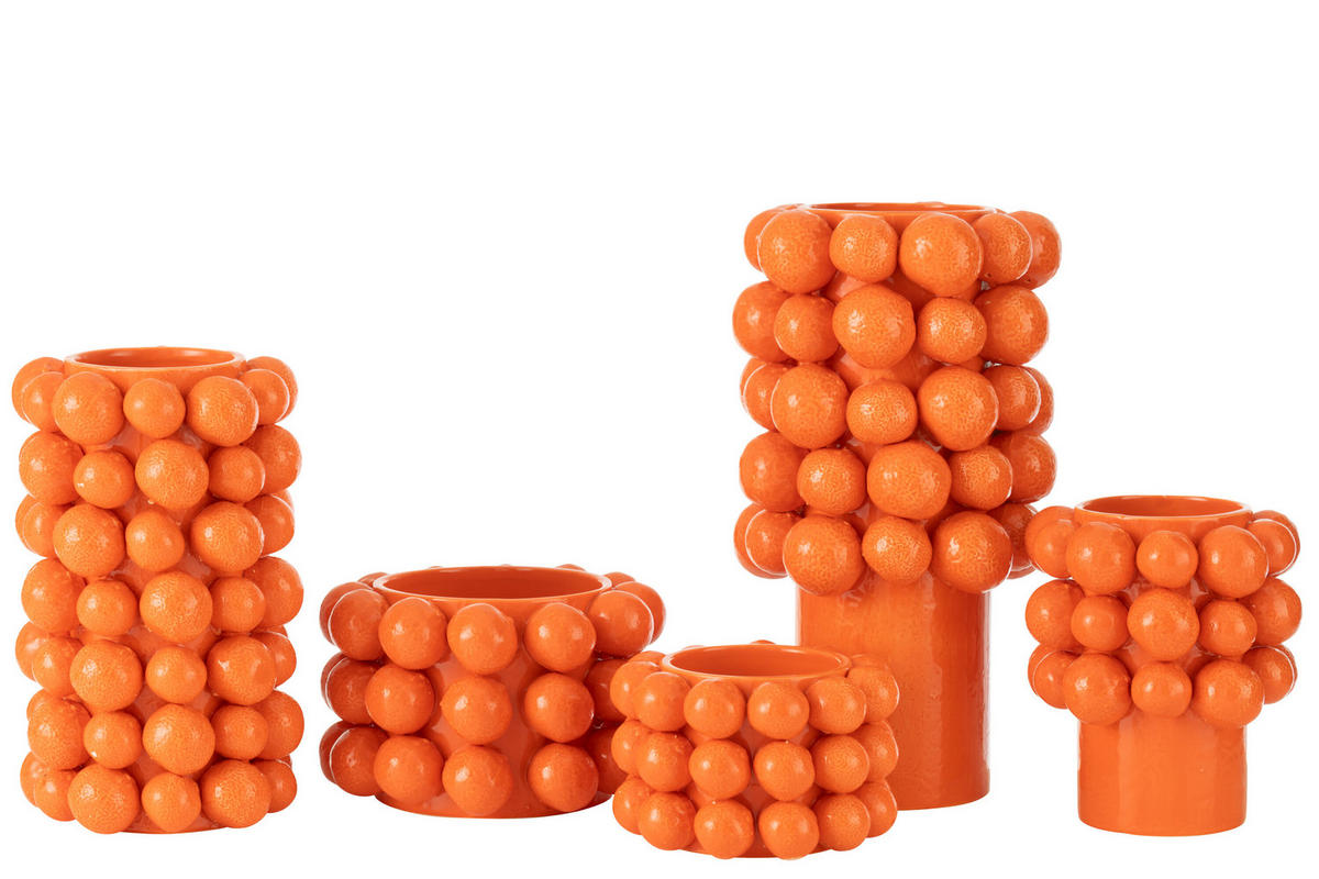 VASE APFELSINE - Töpferei - Orange - L - 34,5 cm hoch - Orange, Keramik (34.5cm) - J-Line