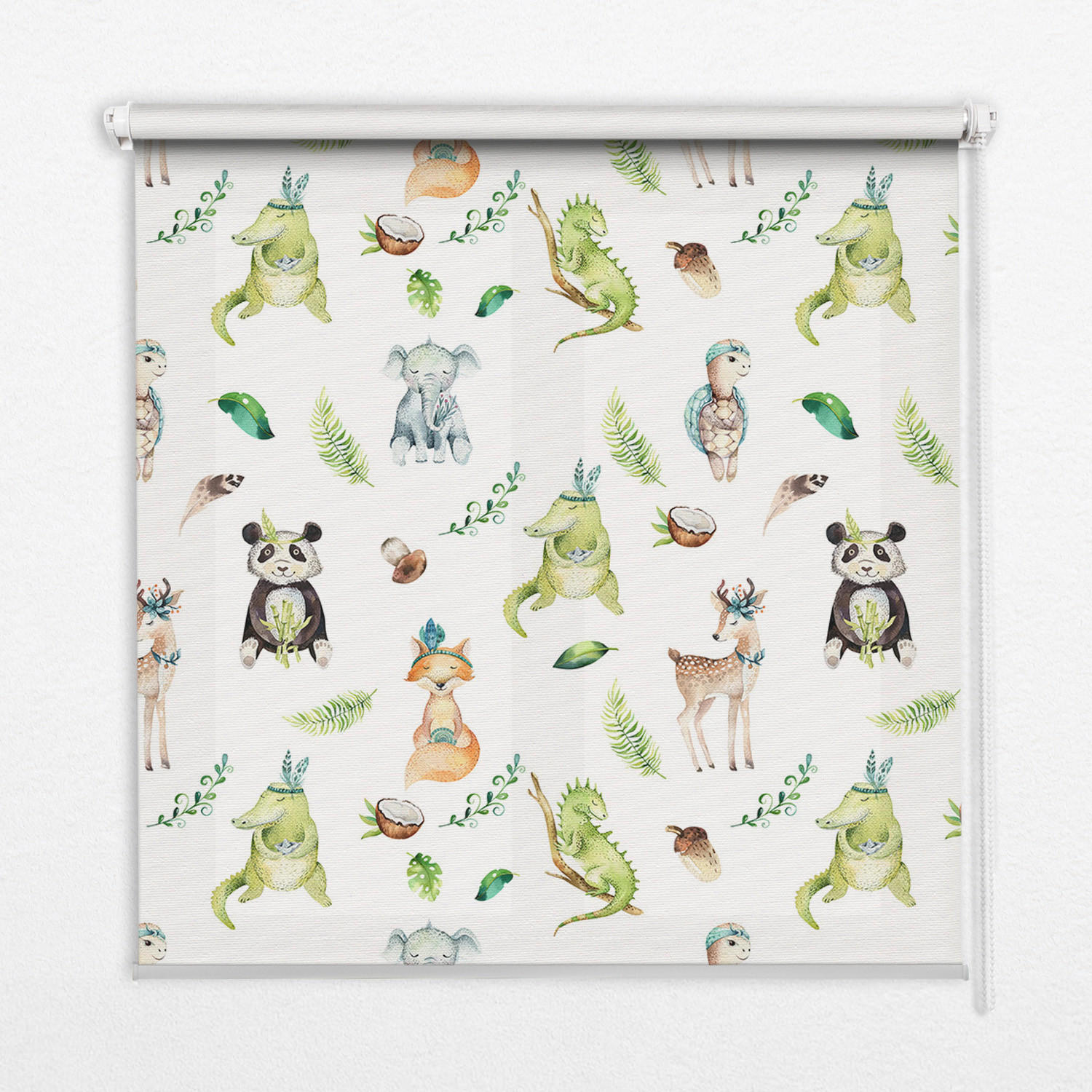 TULUP VNITŘNÍ roleta - okenní roleta - roleta - 150x140 cm - Zvířata a rostliny