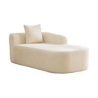 RÉCAMIERE DE-35127 rechte mit Chenille-Bezug Beige - Beige, Textil (99/80.5/172cm) - ComfortXL