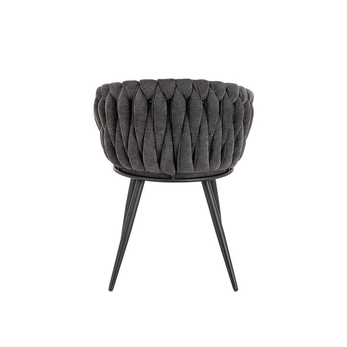ESSZIMMERSTUHL AYLA - Dunkelgrau, 2 - Dunkelgrau, Kunststoff (62/79/51cm) - Home Deluxe