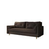 SOFA ASTRA mit Schlaffunktion COSMIC 800 mit Stauraum - Dunkelbraun, Textil (90/88/228cm) - Bedante