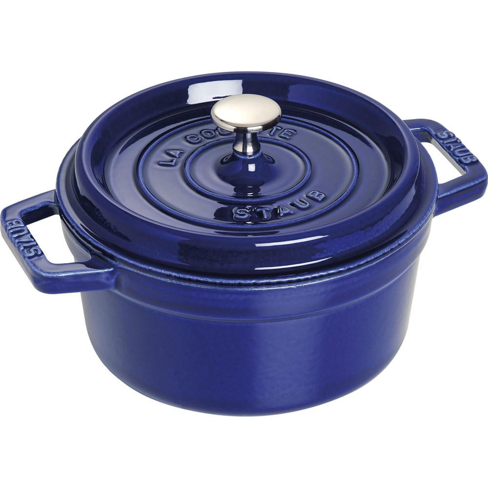 RUNDER Gusseisentopf 2,6l 405102650 - Dunkelblau, Metall (22cm) - Staub