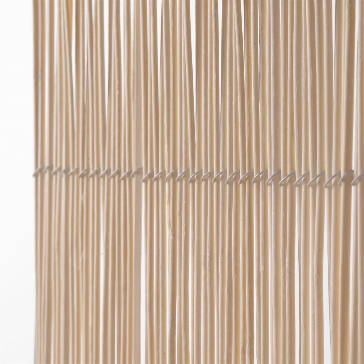 RAUMTEILER Spike 3-tlg. Weidenholz, klappbar geblichen - Beige, Naturmaterialien (120/170/6cm) - CREEDWOOD