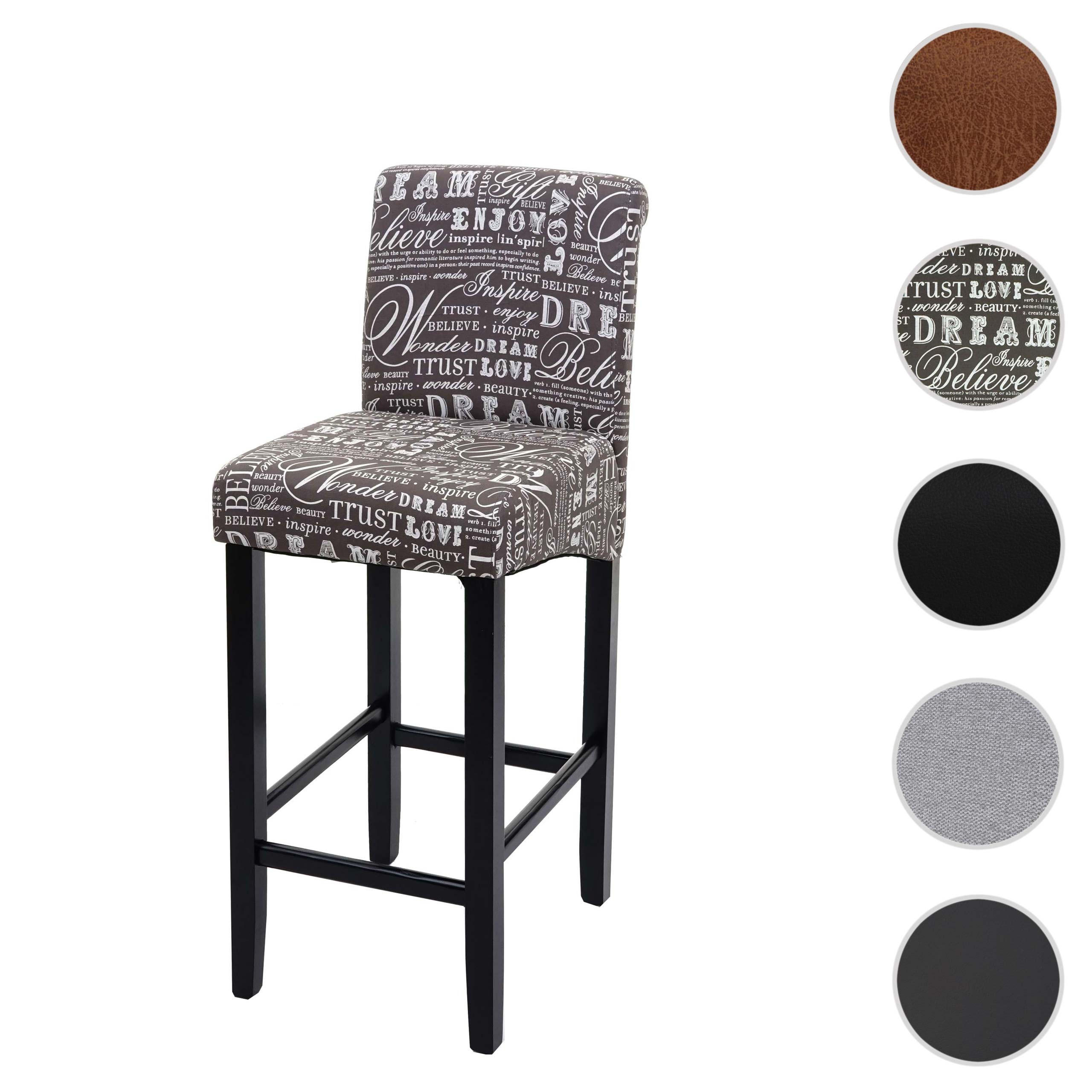 BARHOCKER Grau - Grau, Textil (39/105/53cm) - MCW