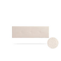 KOPFTEIL gepolstert NAPOLI Aqualine 90x50x5 cm - Beige - Moonia - Beige, Holz (90/5/50cm)
