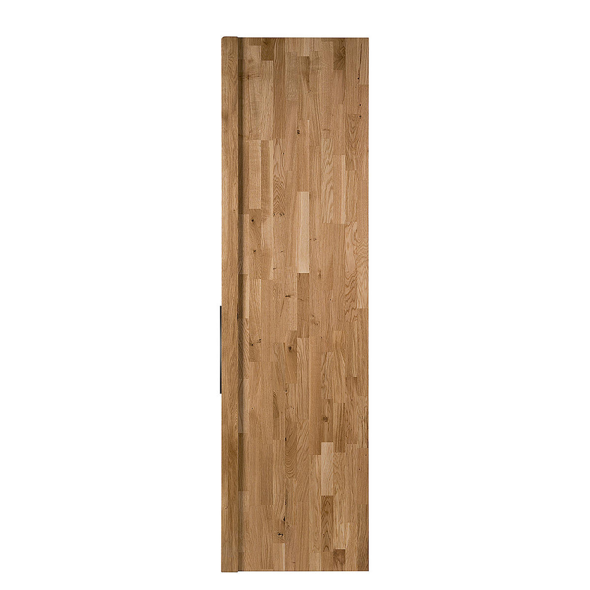 DREHTÜRENSCHRANK - Wildeiche massiv - Wildeiche, Holz (202/223/62cm) - home24