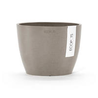 BLUMENTOPF Stockholm Mini 16,2/12 cm Taupe - Taupe, Kunststoff (16.2/12cm) - Ecopots