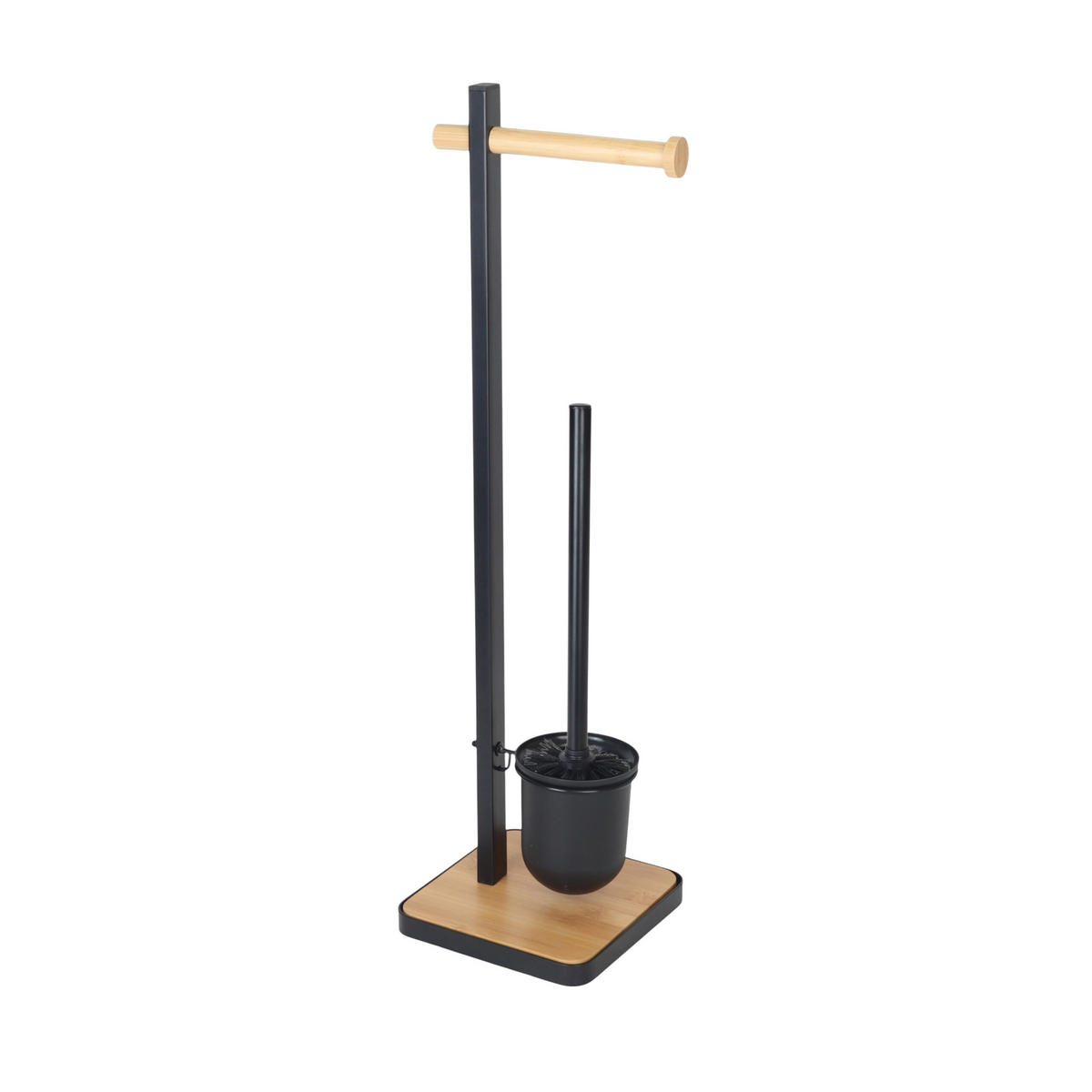 WC Garnitur - Multicolor, Holz/Kunststoff (18/67/18cm) - Relaxdays