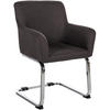 STUHL Pukki Stoff schwarz - Schwarz, Metall (57/87/58cm) - TPFLiving
