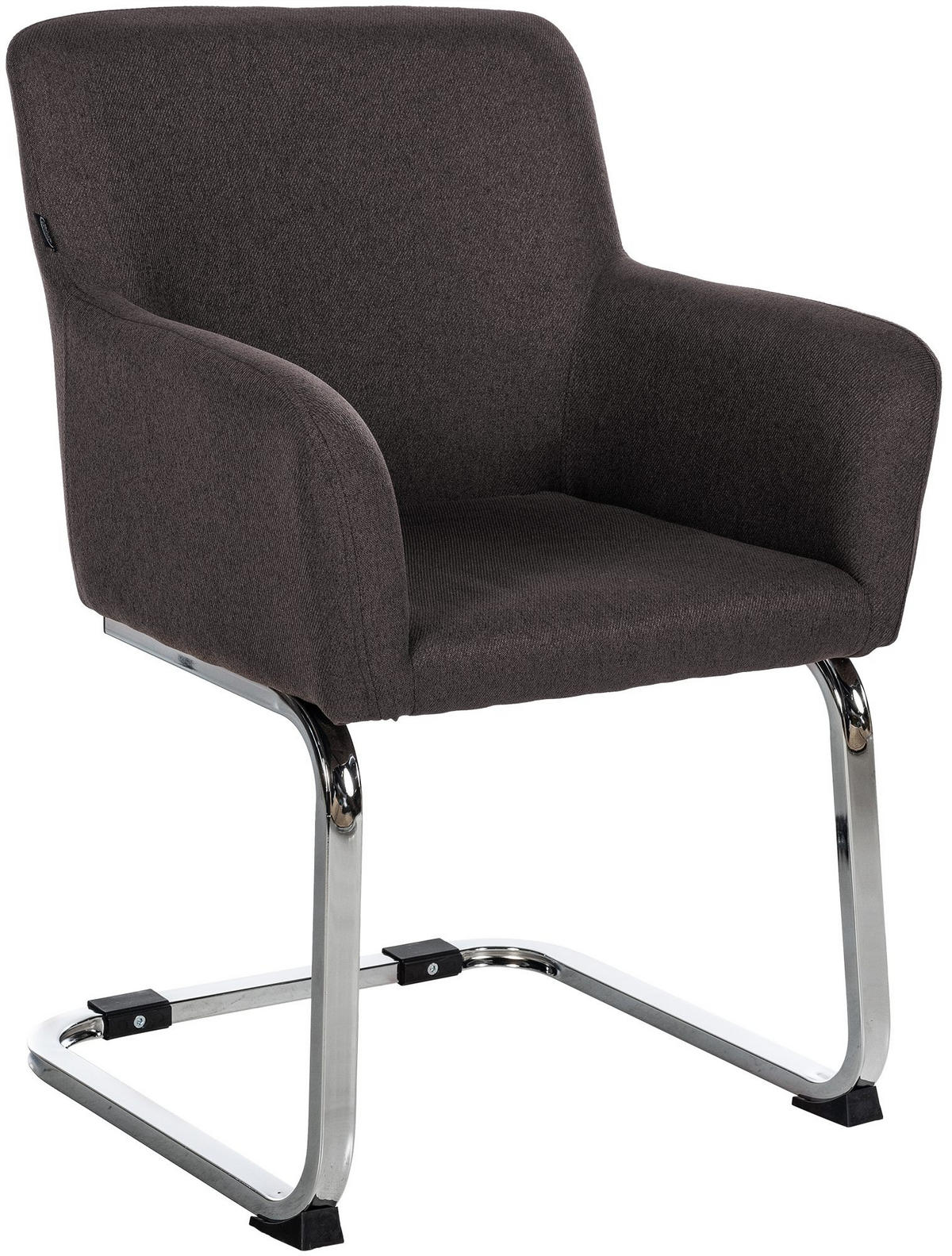 STUHL Pukki Stoff schwarz - Schwarz, Metall (57/87/58cm) - TPFLiving