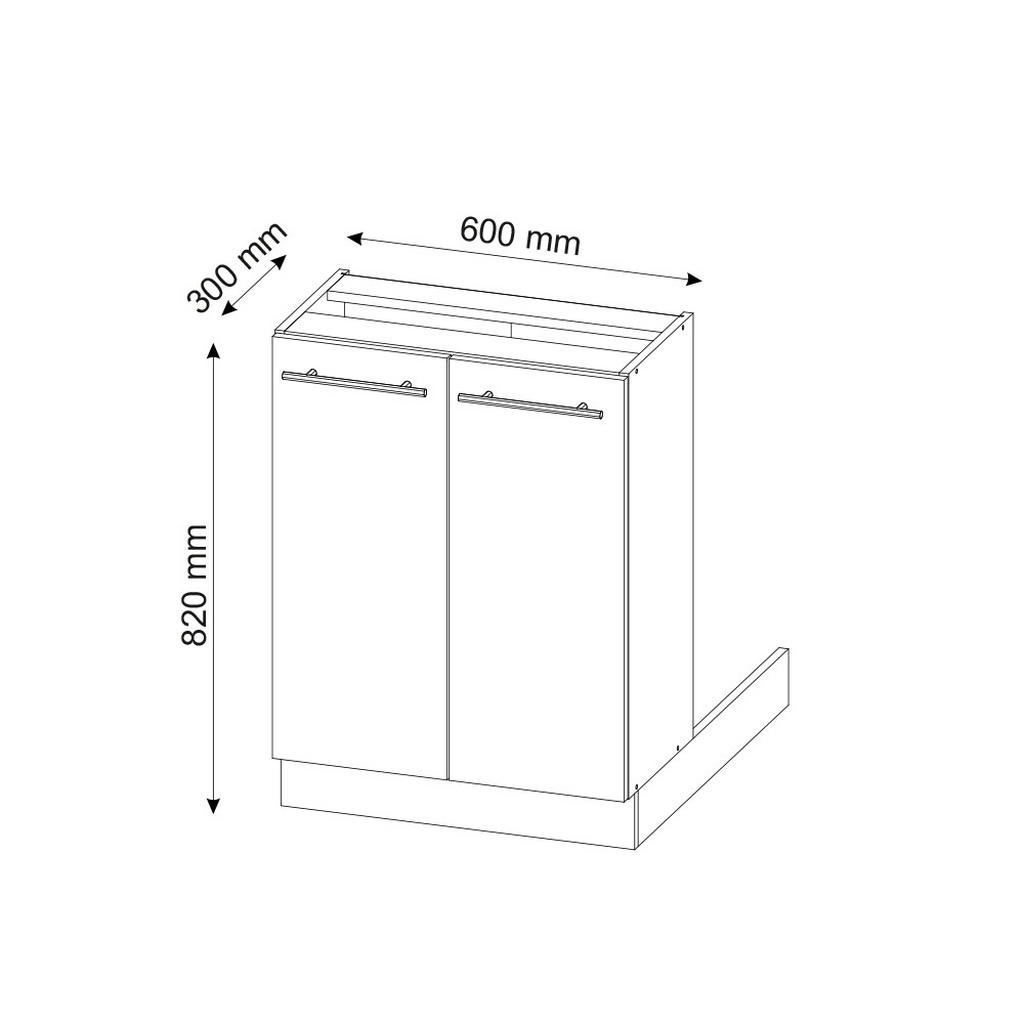 Thumbnail - Vicco Kücheninsel, Weiß Hochglanz, Honigeiche, Holzwerkstoff, Rechteckig, 60x82x30 cm, Küchen, Küchenmöbel, Kücheninseln