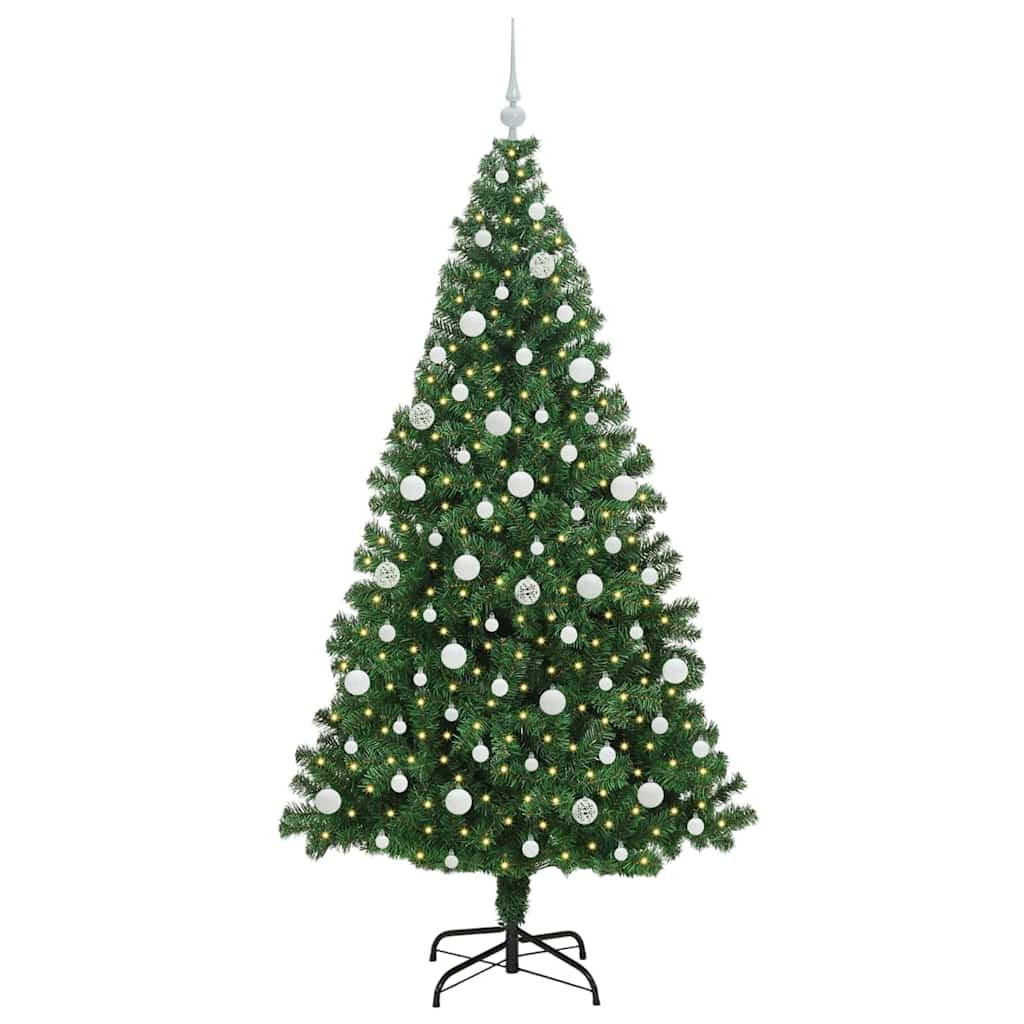 vidaXL Weihnachtsbaum Grün 210 cm