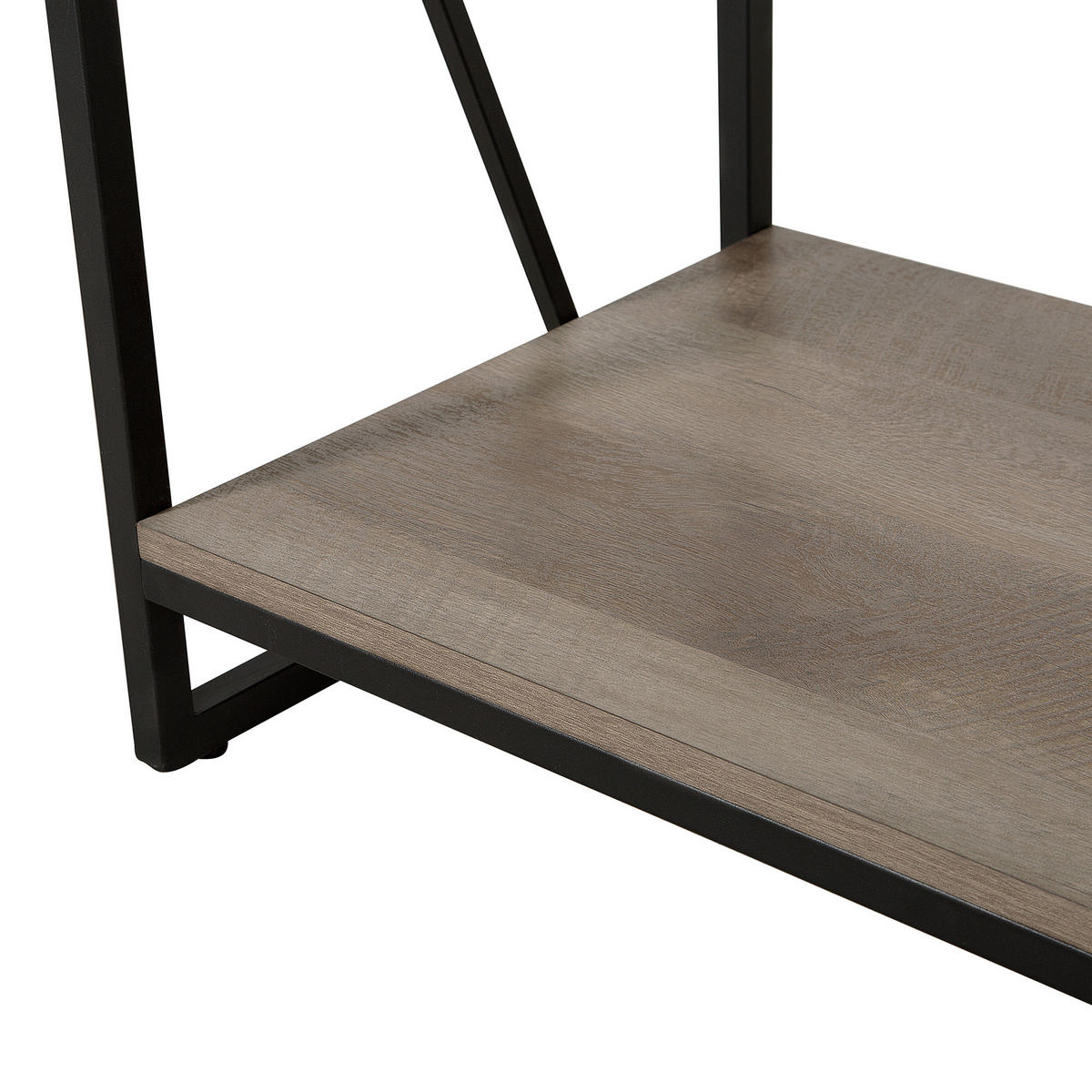 REGAL 4 Fächer Forres - Dunkelbraun, Holzwerkstoff (64/143/40cm) - Beliani