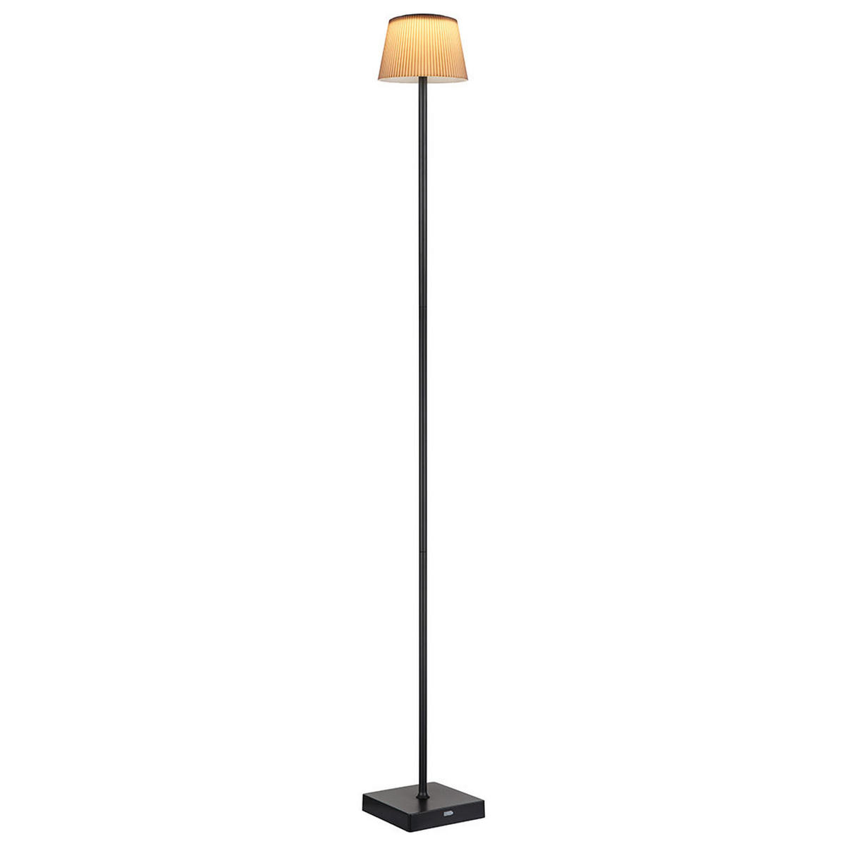 AUSSEN-STEHLEUCHTE GREGOIR LED braun, Touchdimmer, 2er Set - Braun, Metall (14/14/120cm) - Globo Lighting