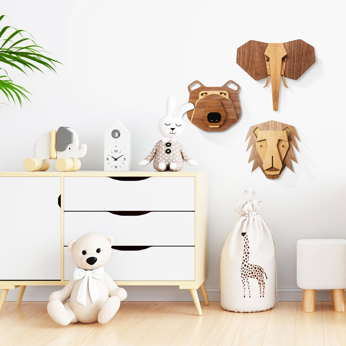 WANDDEKO MASKE 25/24 cm - Beige/Schwarz, Holzwerkstoff/Kunststoff (25/24/1cm) - KUNSTLOFT
