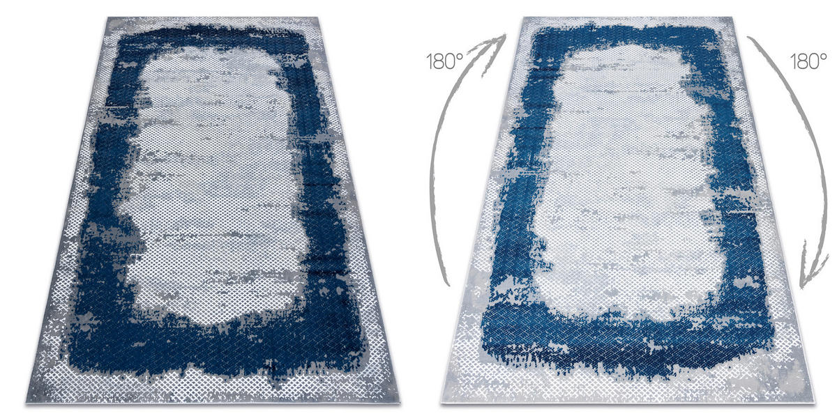TEPPICH Core 120/170 cm - Blau, Textil (120/170cm) - rugsX
