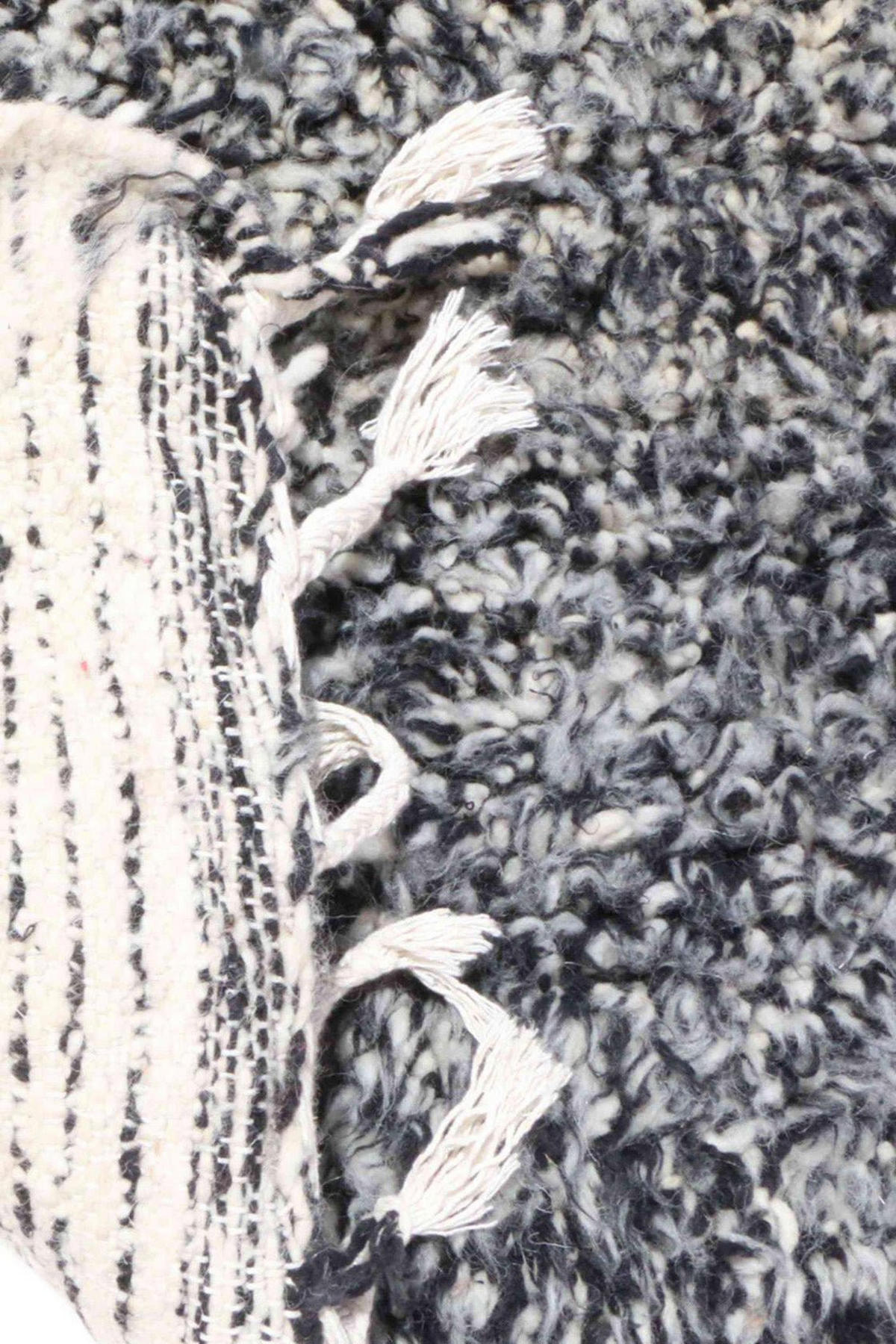 BERBERTEPPICH aus Marokko aus reiner Wolle 200x 300 cm - Grau, Naturmaterialien (200/300cm) - AFK Living