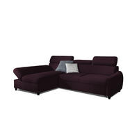 ECKSOFA Schlafsofa Anton Xs In Esito - Violett, Holzwerkstoff/Textil (260/170cm) - Fun Möbel