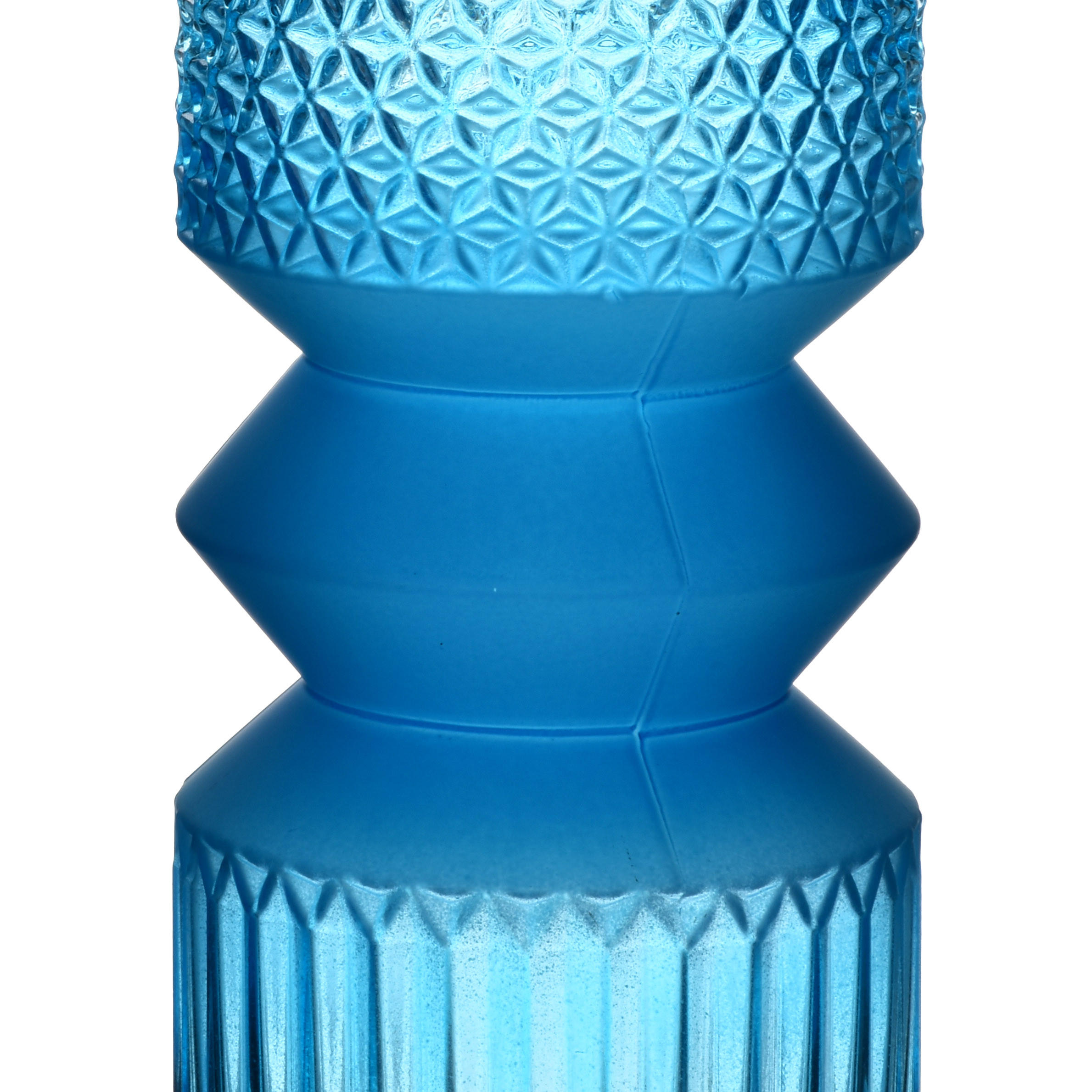 VASE Serenite Blau 10/10/24.5 cm Glas - Blau, Glas (24.5cm) - Mondex