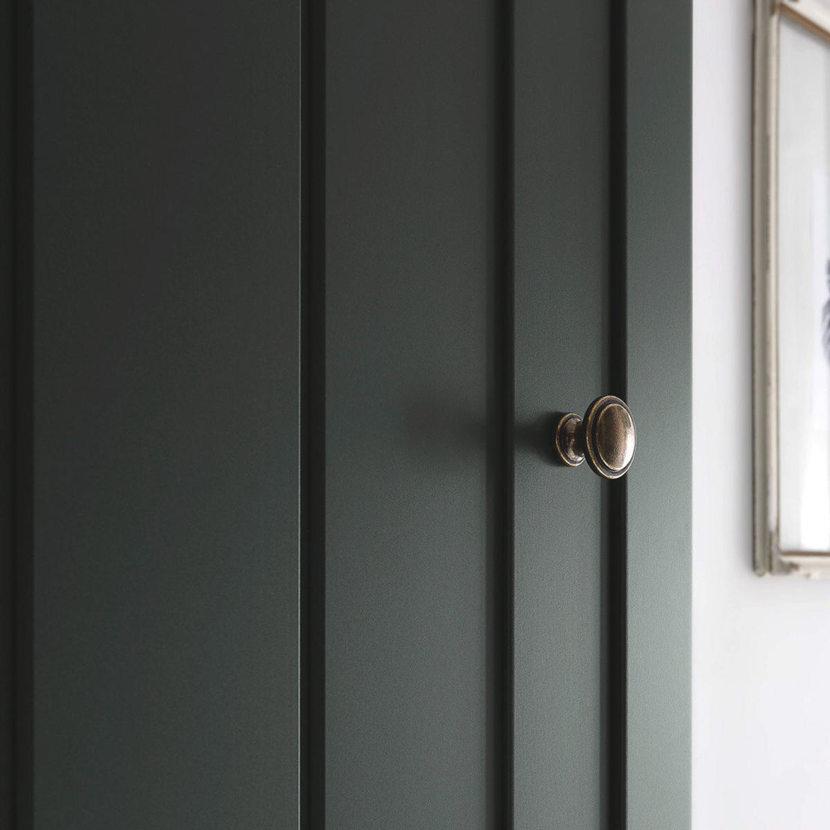 BUFFET Athen-61 - Grün, Holzwerkstoff (130/196/43cm) - Lomado