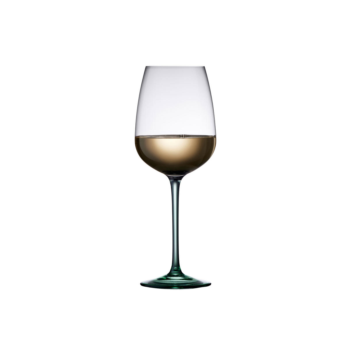 WEINGLAS Vienna 4er Set, Glas, Grün, 530 ml - Grün, Glas (0.53L) - Lyngby Glas