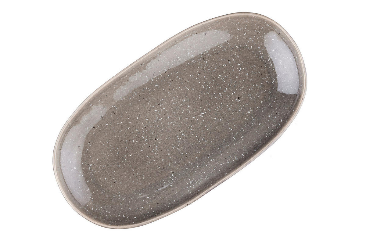 SERVIERPLATTEN Stellar - 3er-Set - Betongrau - Grau, Keramik (1/1/1cm) - Björn