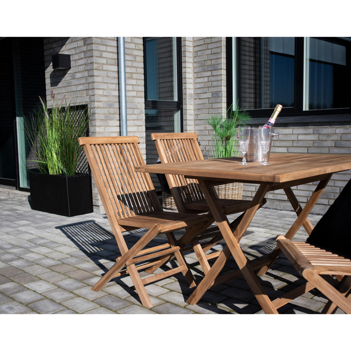 GARTENSTUHL 2er Set Braun - Braun, Holzwerkstoff (62/89/46cm) - ebuy24