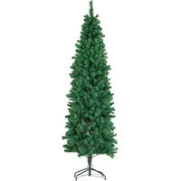 WEIHNACHTSBAUM Comet,pulverbeschichteter Metallständer mit Kunststoffkappen,grün - Grün, Kunststoff (180cm) - tectake