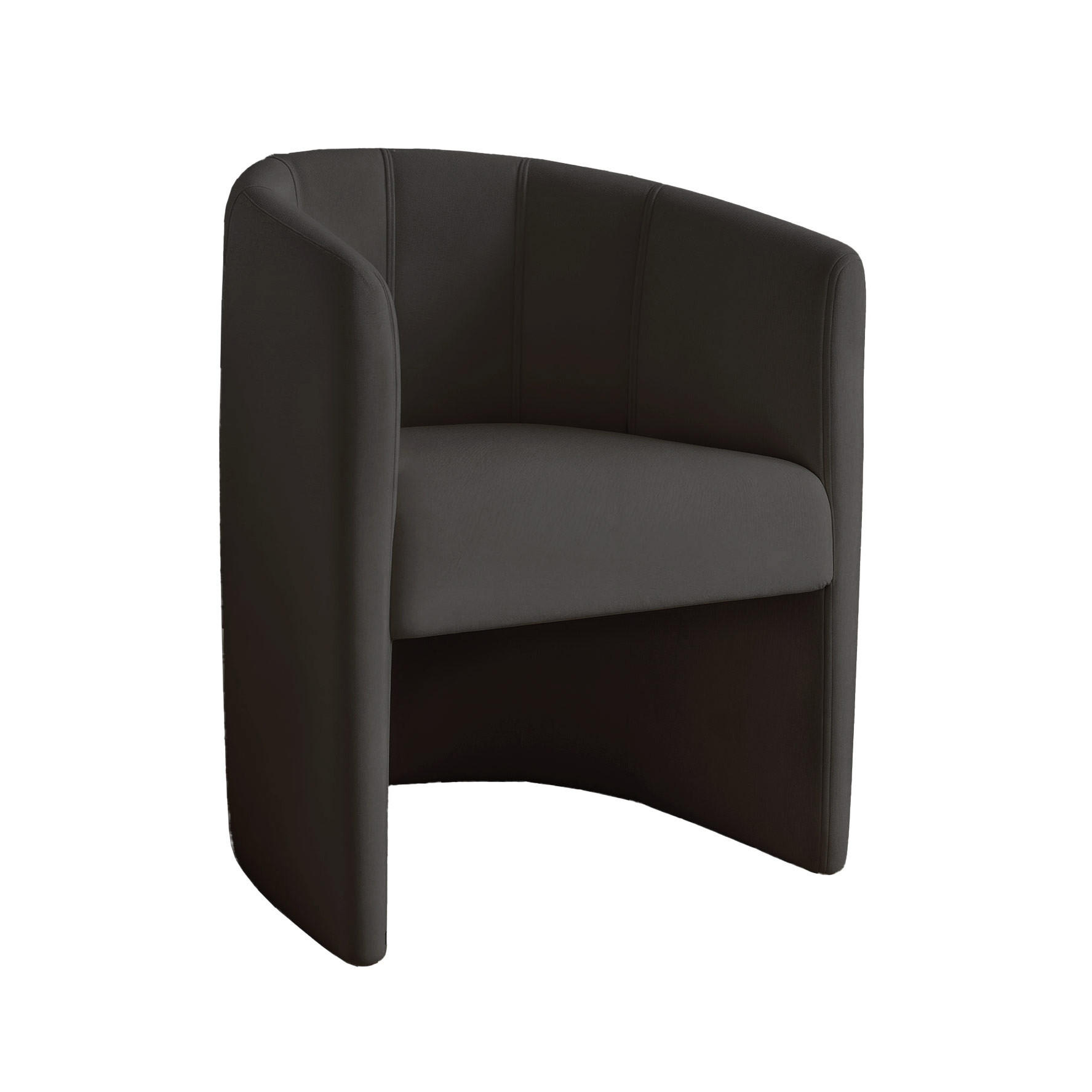 COCKTAILSESSEL KIRA 58/74 cm Schwarz - Schwarz, Kunststoff/Textil (58/74/58cm) - Idohome