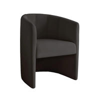 COCKTAILSESSEL KIRA 58/74 cm Schwarz - Schwarz, Kunststoff/Textil (58/74/58cm) - Idohome