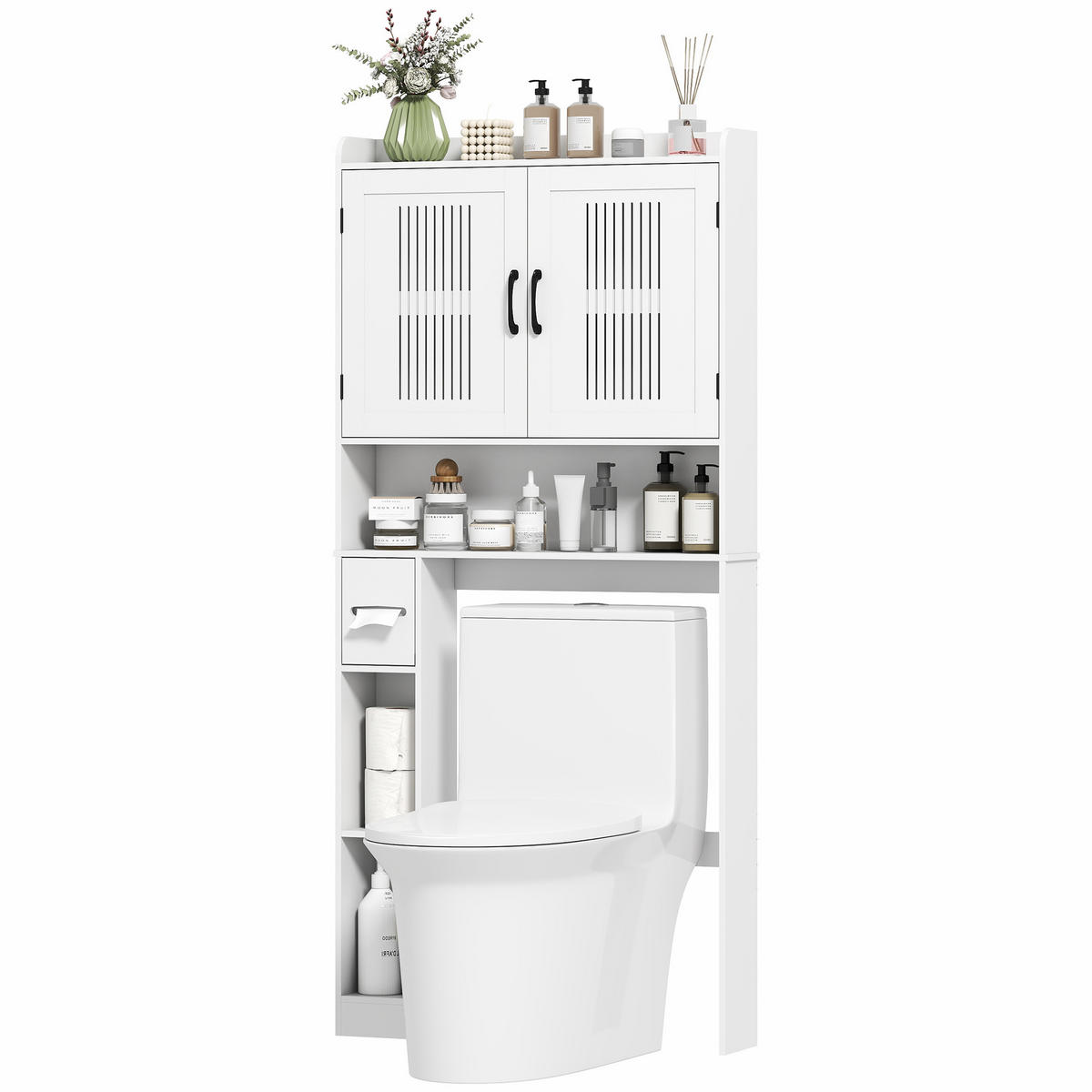 HÄNGESCHRANK Weiß 1 Stück - Weiß, Kunststoff (80/170/19.5cm) - GiPP