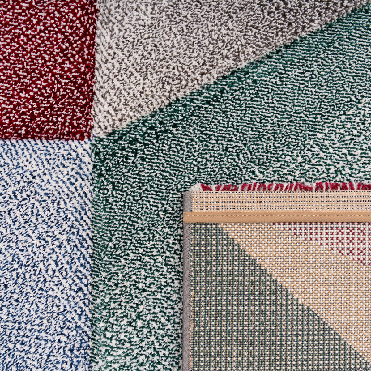 KURZFLORTEPPICH 240/330 cm Smaragd 762 - Multicolor, Textil (240/330cm) - Paco Home