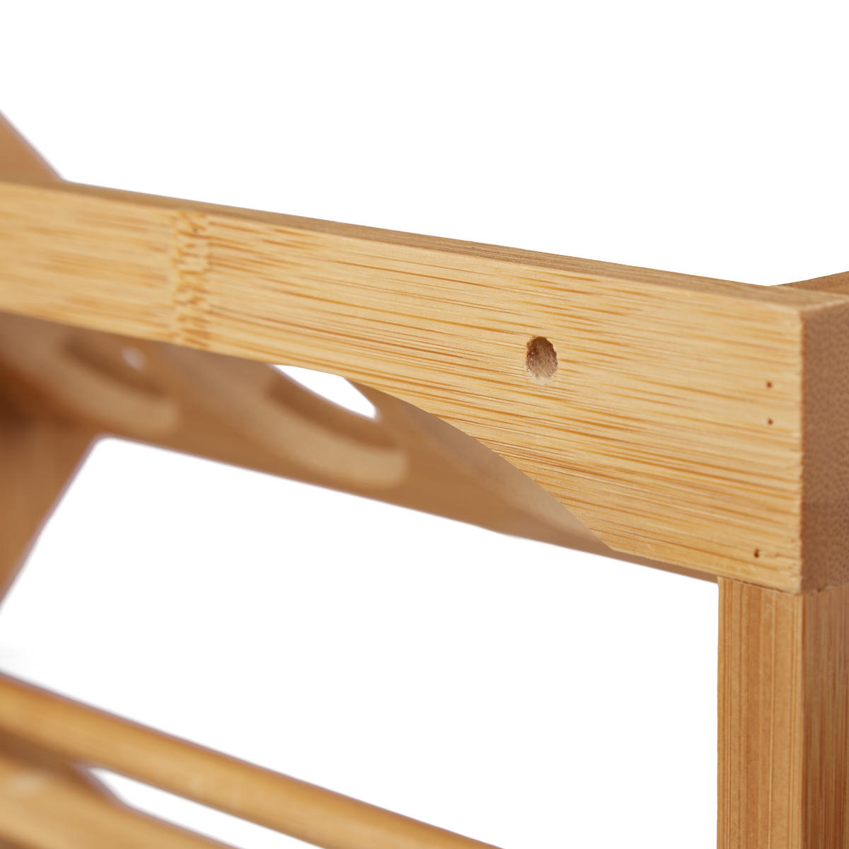 GEWÜRZREGAL - Hellbraun, Glas/Holz (25.5/20/10cm) - Relaxdays