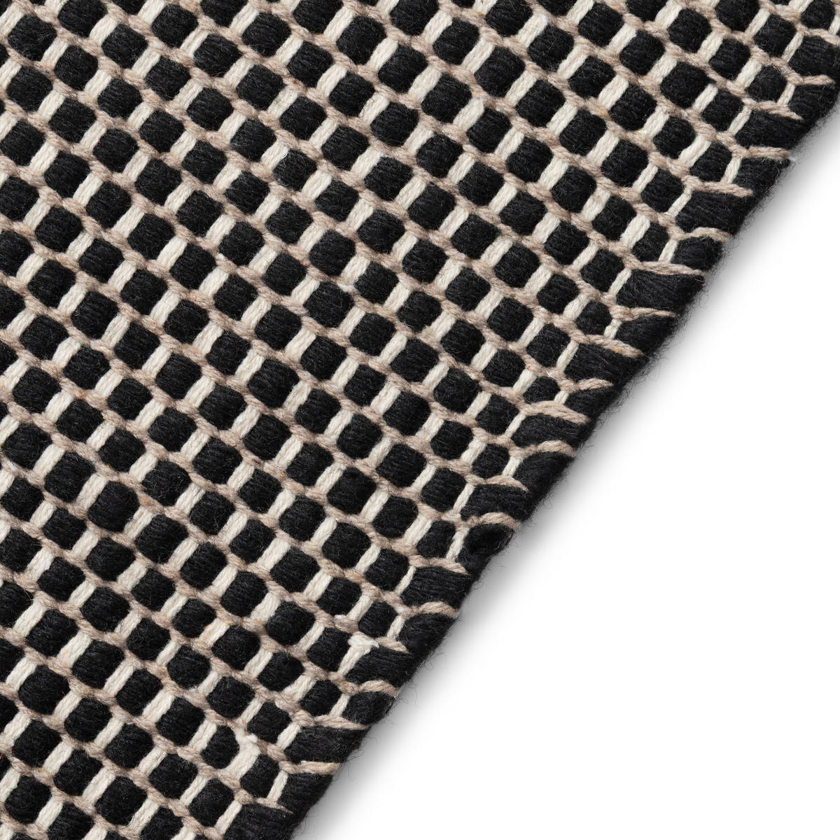 TEPPICH LONI Schwarz 140/200 cm - Schwarz, Textil (140/200cm) - Tapiso