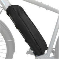 E-BIKE-BATTERIEABDECKUNG wasserdicht verstellbar - Schwarz, Textil (12/9/40cm)