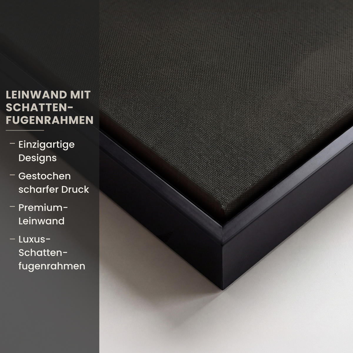LEINWAND Bilder mit Rahmen - Abstrakt - Landschaft - Wellen - Cremefarben - 90x60 - Cappuccino, Textil (90/60cm) - MuchoWow