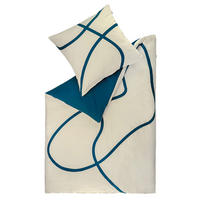 SATIN BETTWÄSCHE ARTSY - Petrol, Textil (155/220cm) - Musterring