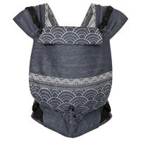 BABYTRAGE Primeo - Blaugrau/Graphitfarben, Textil (26.5/7.2/38.5cm) - Hoppediz