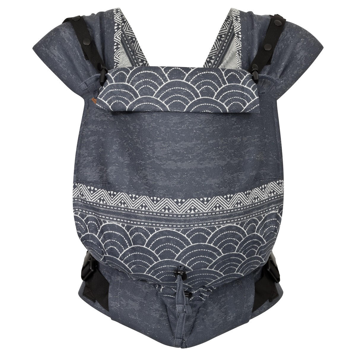 BABYTRAGE Primeo - Blaugrau/Graphitfarben, Textil (26.5/7.2/38.5cm) - Hoppediz