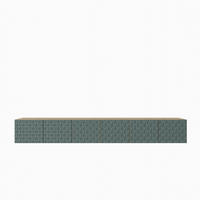 LOWBOARD ROVA 300/41/40 cm, Hängender TV-Schrank Eiche Artisan / Grün - Eiche Artisan/Grün, Holzwerkstoff (300/41/40cm) - MASSENO