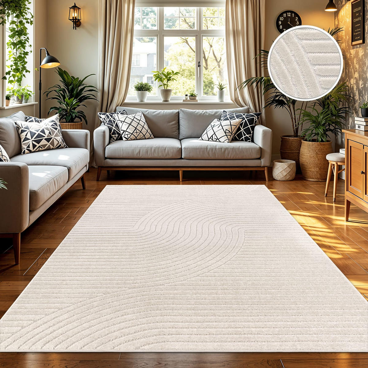 OUTDOORTEPPICH Ethno Creme 120 x 170 cm - Creme, Kunststoff (120/170cm) - TT Home
