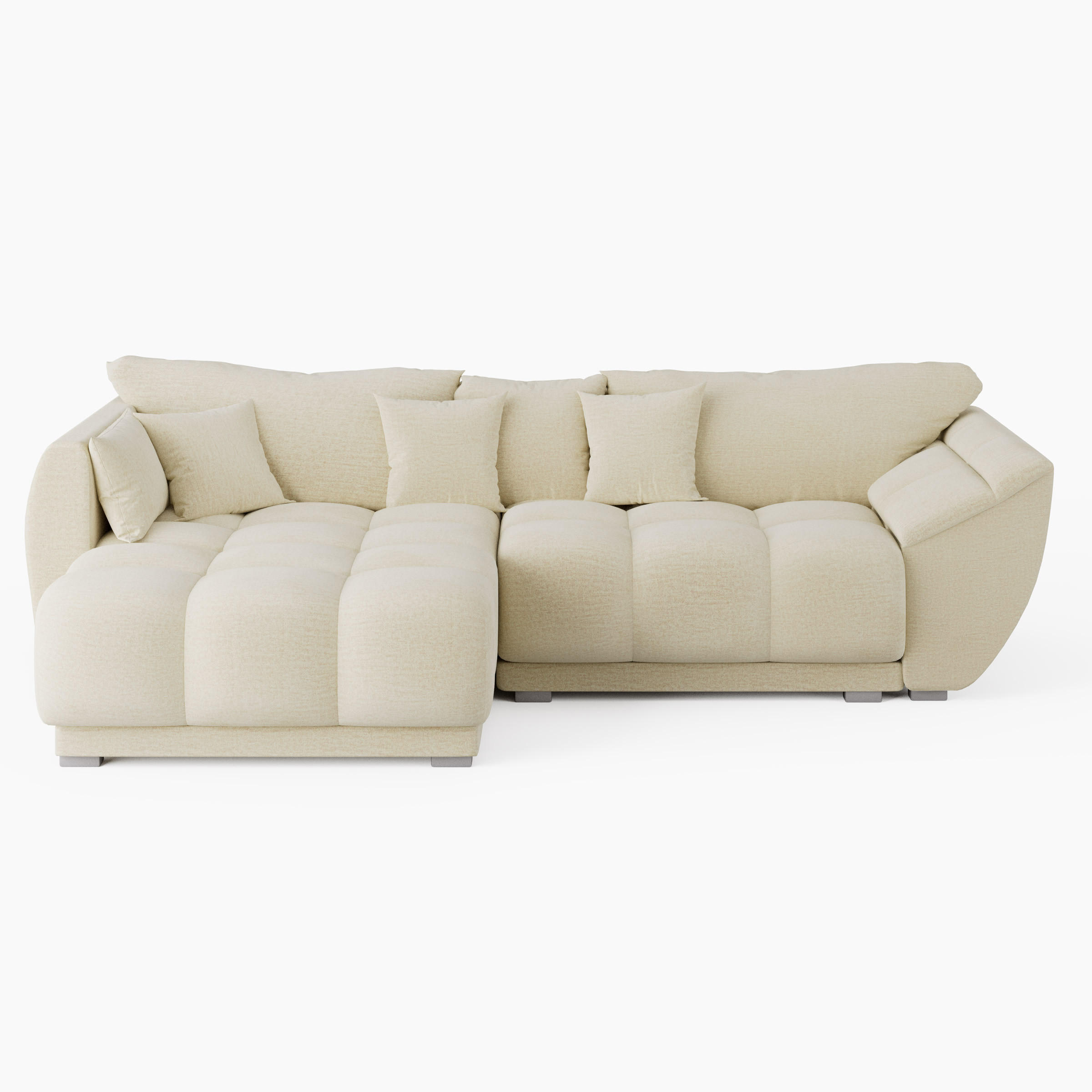 Barchello Ecksofa Creme 285x180 cm
