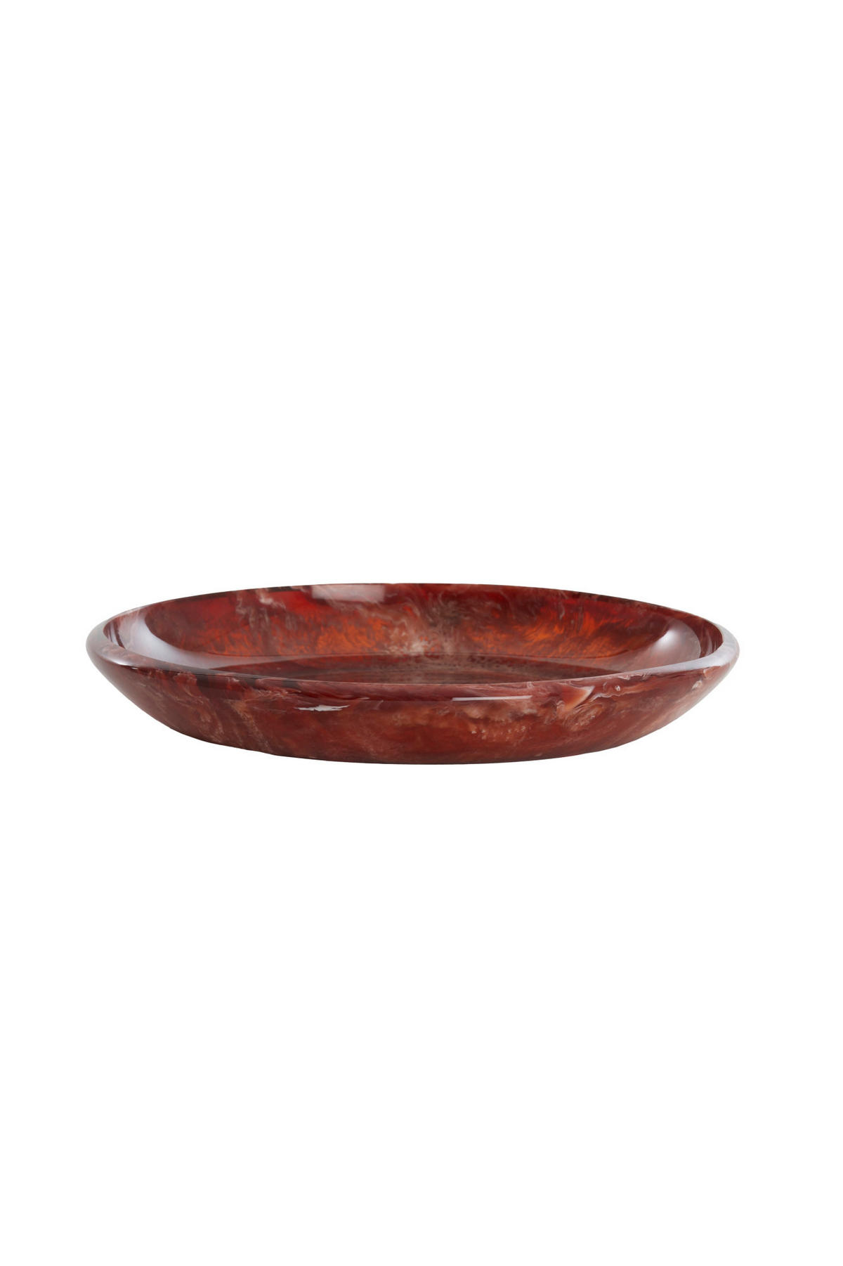 SCHALE Belawan Rot Ø34/6 cm - Rot, Kunststoff (34/6cm) - Light & Living