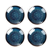 TELLER Casper klein dunkelblau 15 cm 4er-Set - Dunkelblau, Keramik (15cm) - Homla