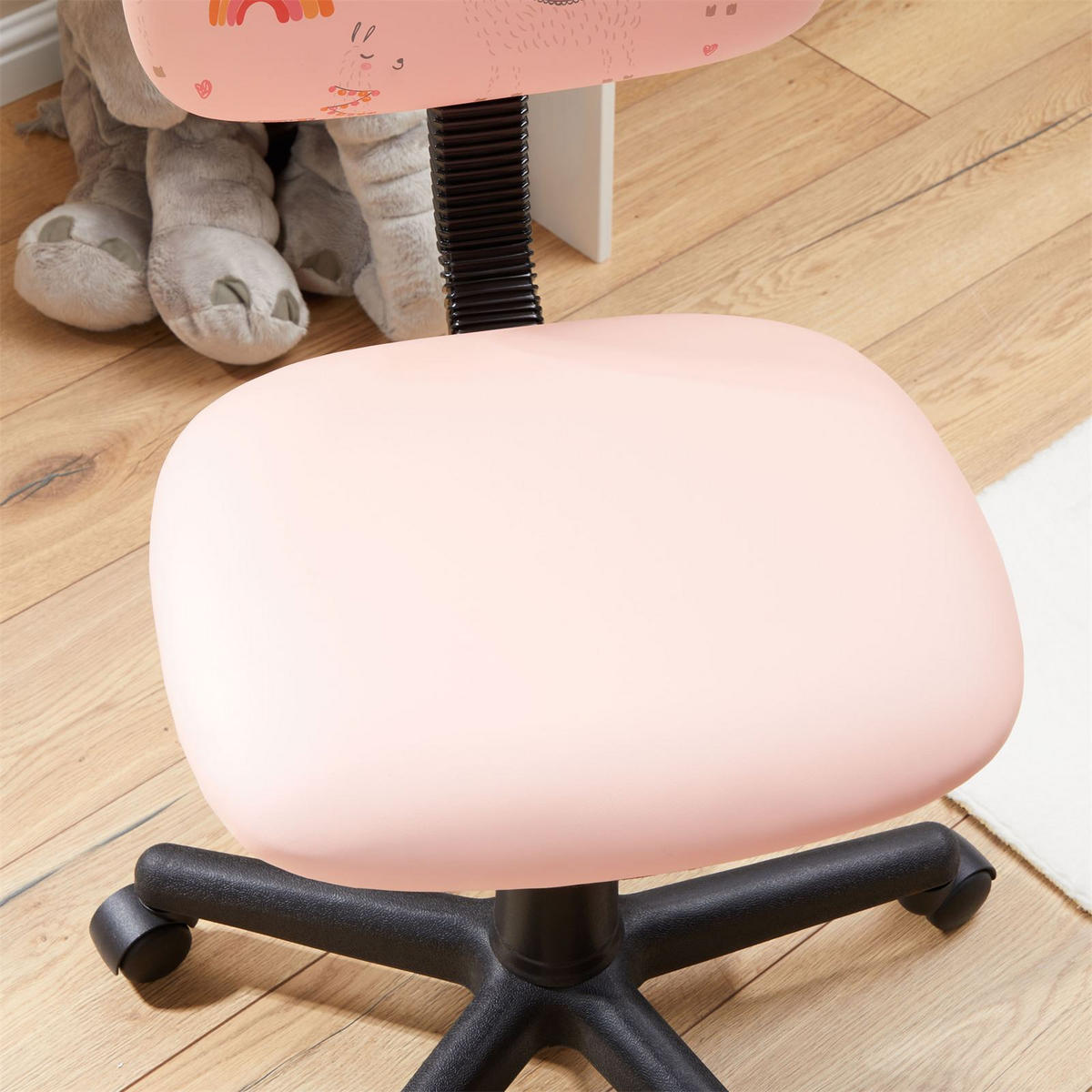 KINDERDREHSTUHL ALPACA - Pink, Textil (40/80/40cm) - CARO-Möbel