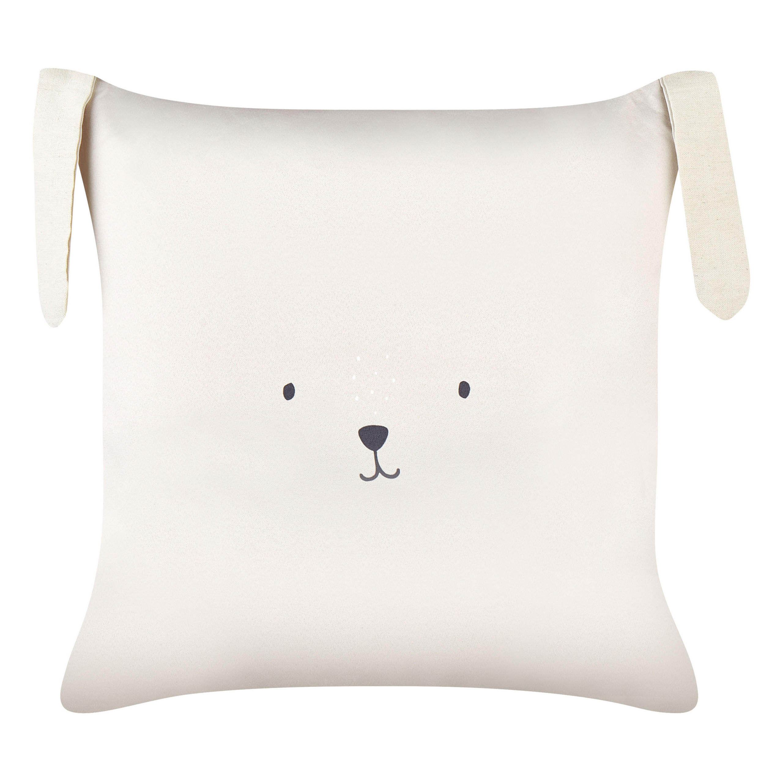 DEKOKISSEN 2er-Set Beige 45/45 cm Coney - Beige, Textil (45/45cm) - Beliani